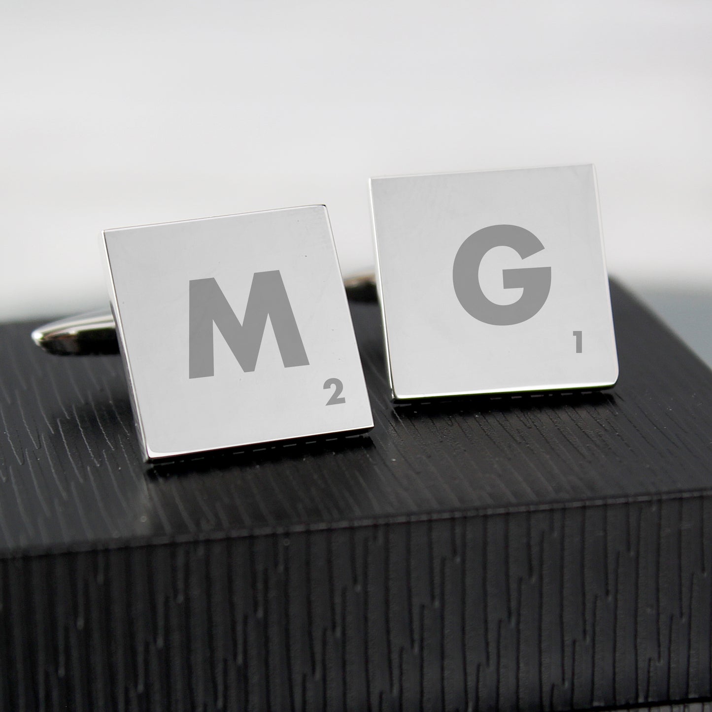 Personalised Initials and Age Square Cufflinks - Personalise It!