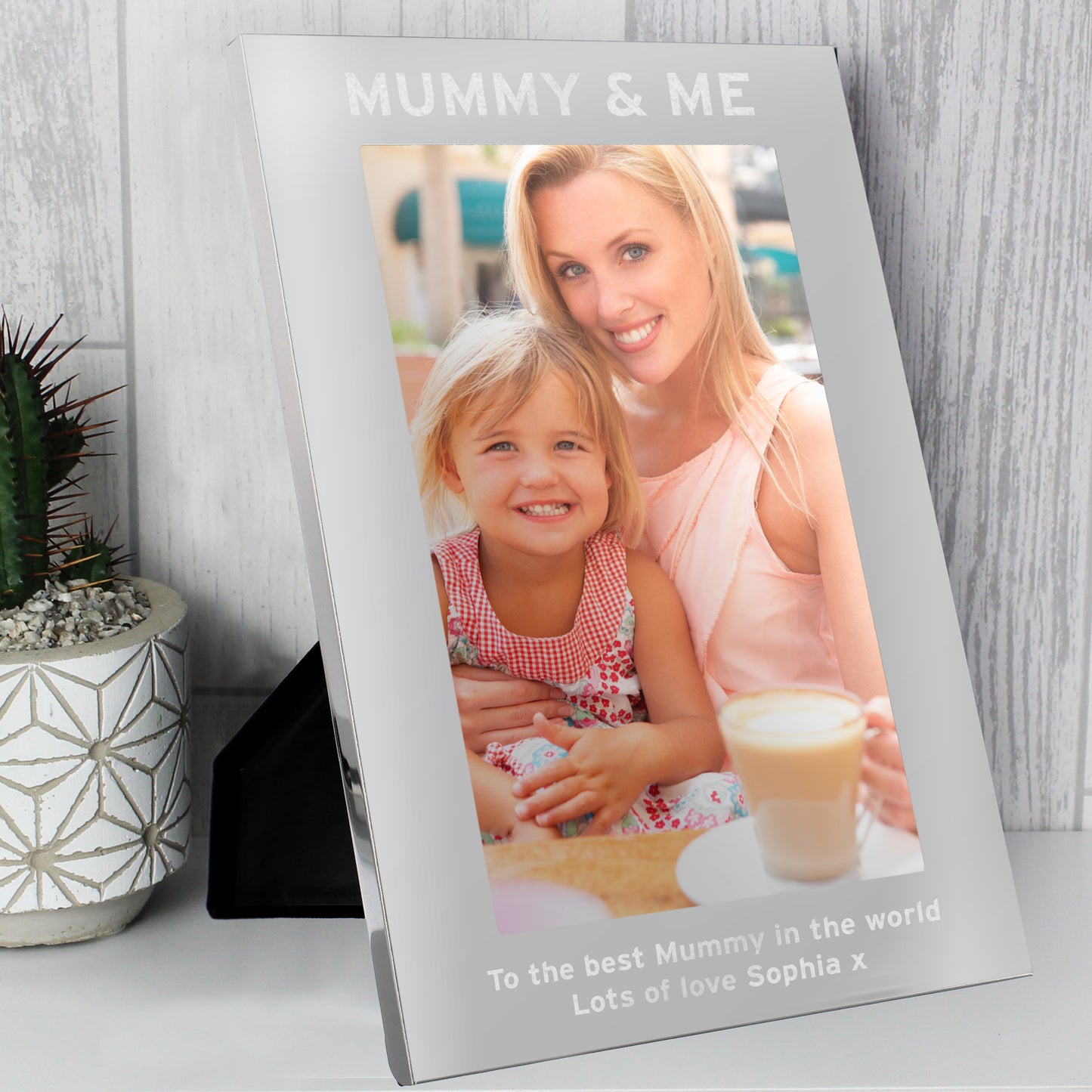Personalised & Me 5x7 Silver Photo Frame - Personalise It!