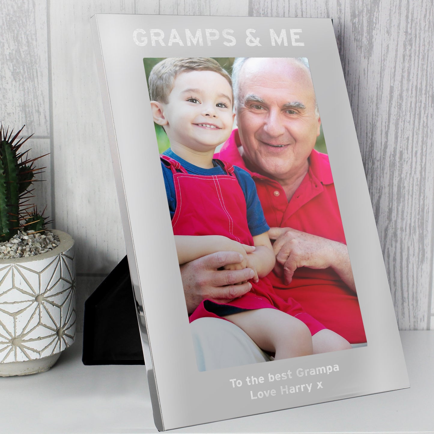 Personalised & Me 5x7 Silver Photo Frame - Personalise It!
