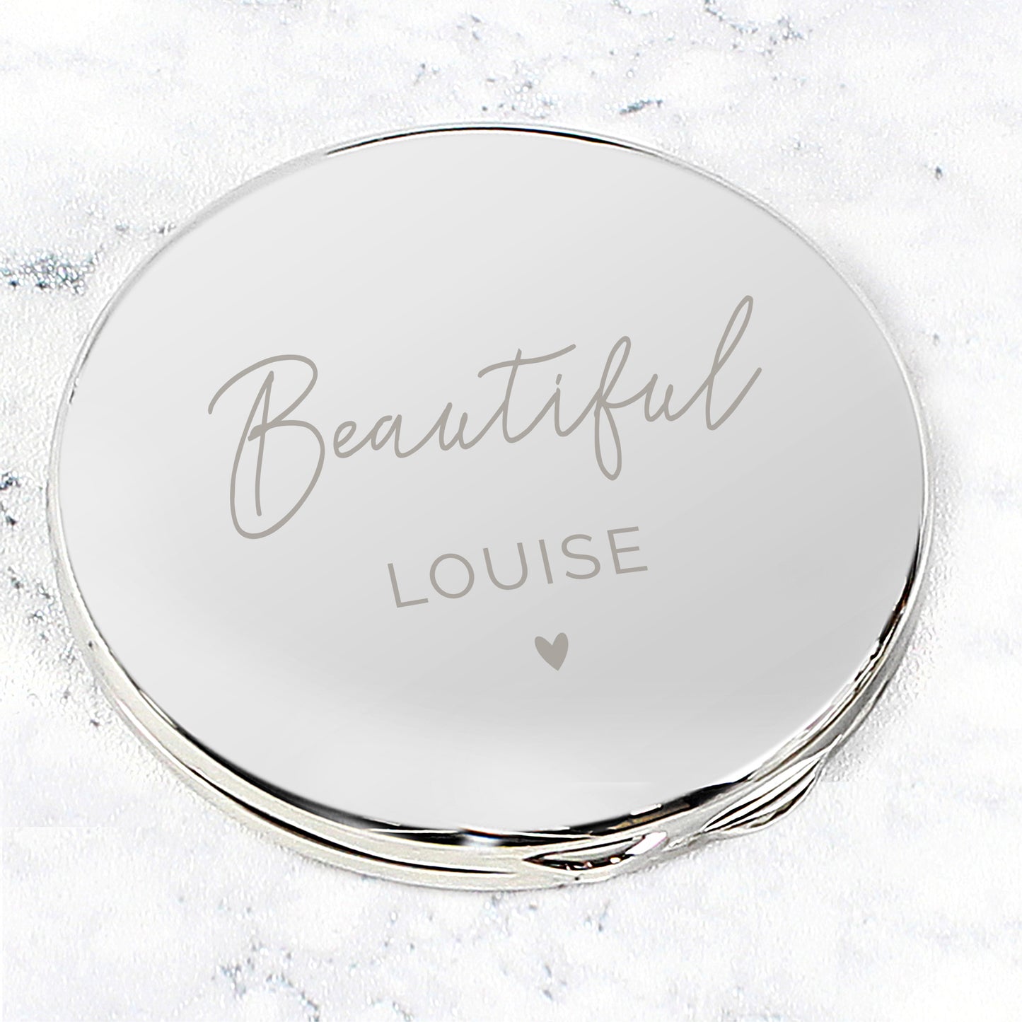 Personalised Beautiful Compact Mirror - Personalise It!