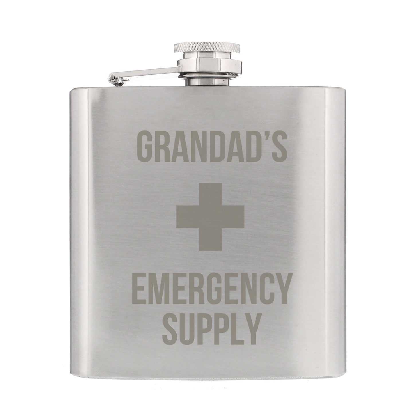Personalised Emergency Supply Father's Day Hip Flask - Personalise It!