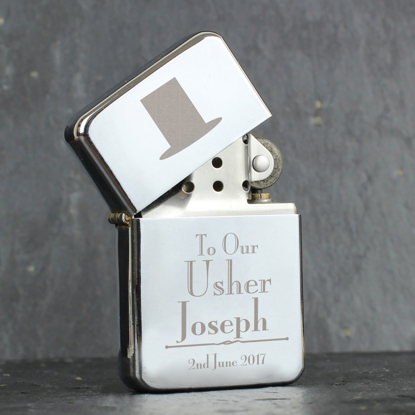 Personalised Decorative Wedding Usher Lighter - Personalise It!