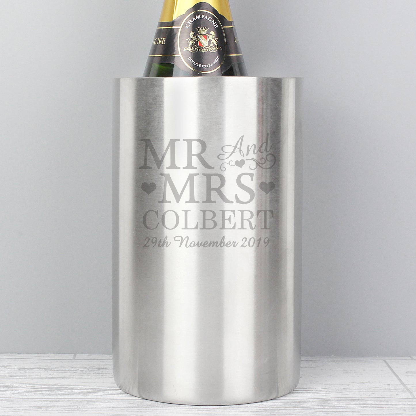 Personalised Mr & Mrs Wine Cooler - Personalise It!