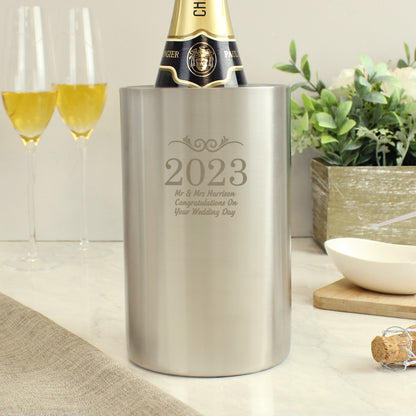 Personalised Number Frame Wine Cooler - Personalise It!