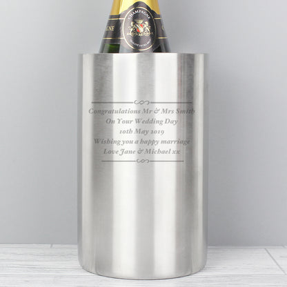 Personalised Any Message Wine Cooler - Personalise It!