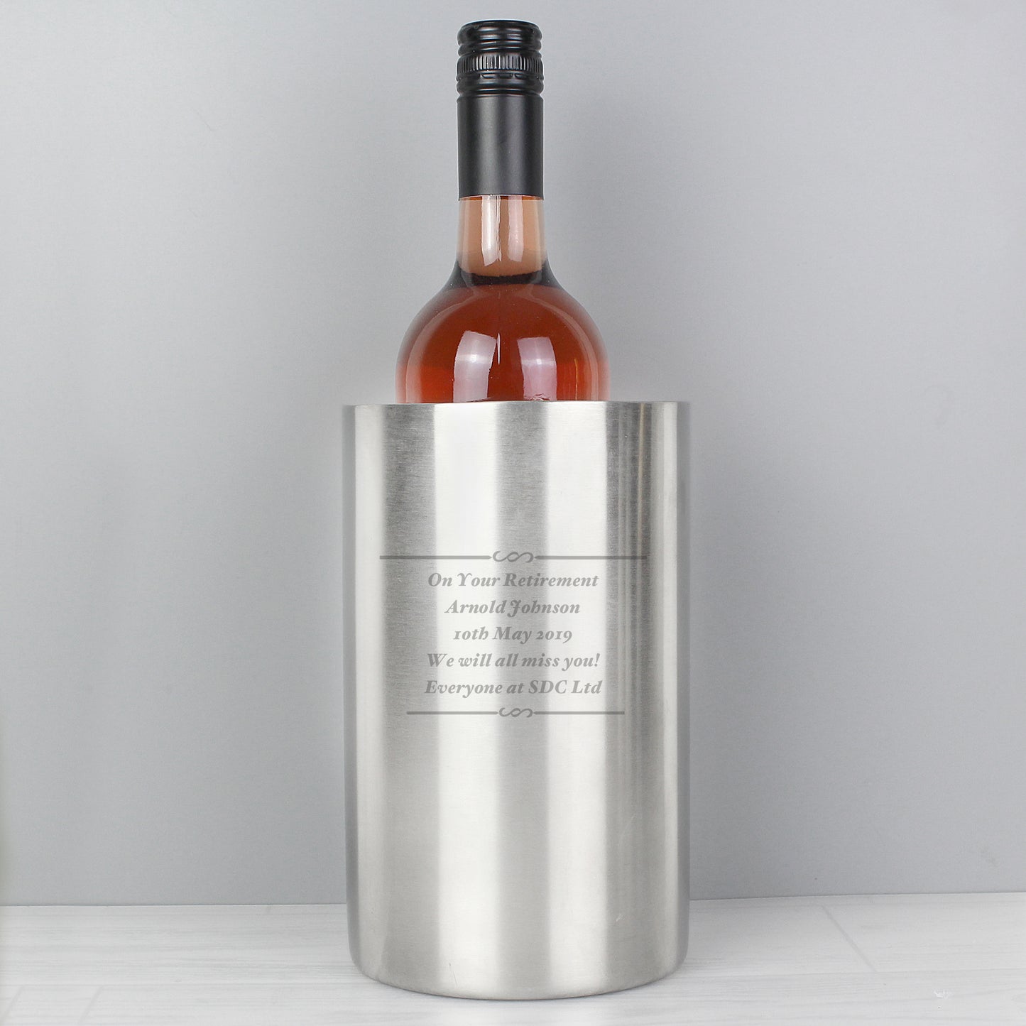 Personalised Any Message Wine Cooler - Personalise It!