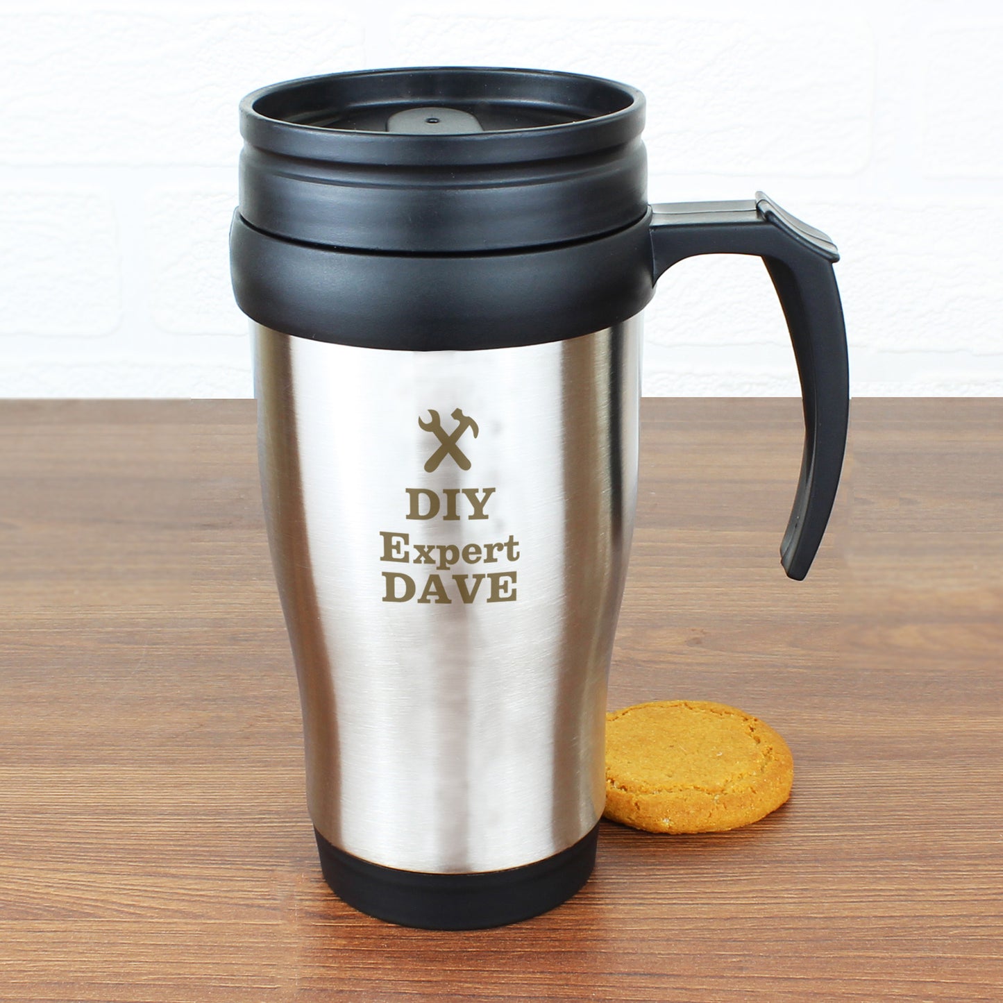 Personalised Man At Work Travel Mug - Personalise It!