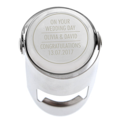 Personalised Classic Bottle Stopper - Personalise It!