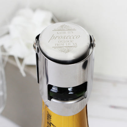 Personalised Prosecco Bottle Stopper - Personalise It!