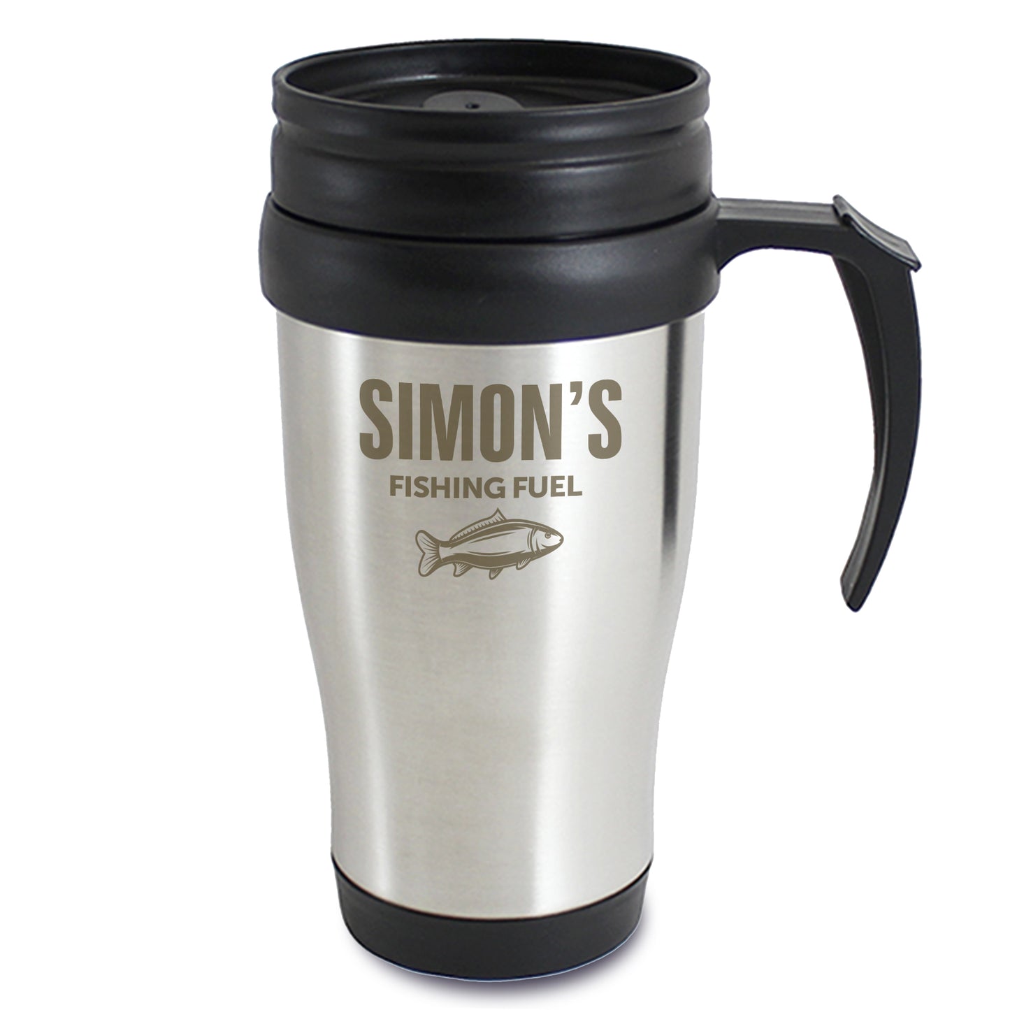 Personalised Fishing Travel Mug - Personalise It!