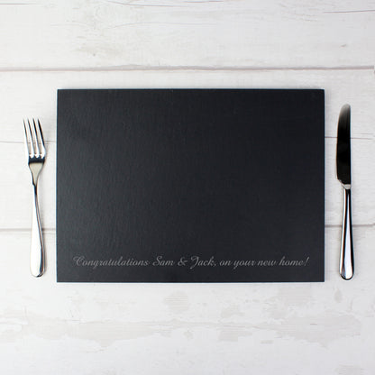Personalised Engraved Slate Placemat - Personalise It!
