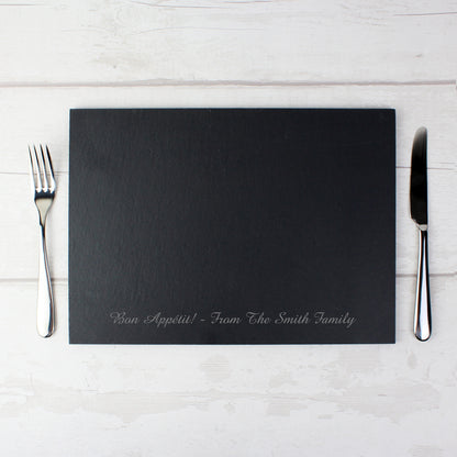 Personalised Engraved Slate Placemat - Personalise It!