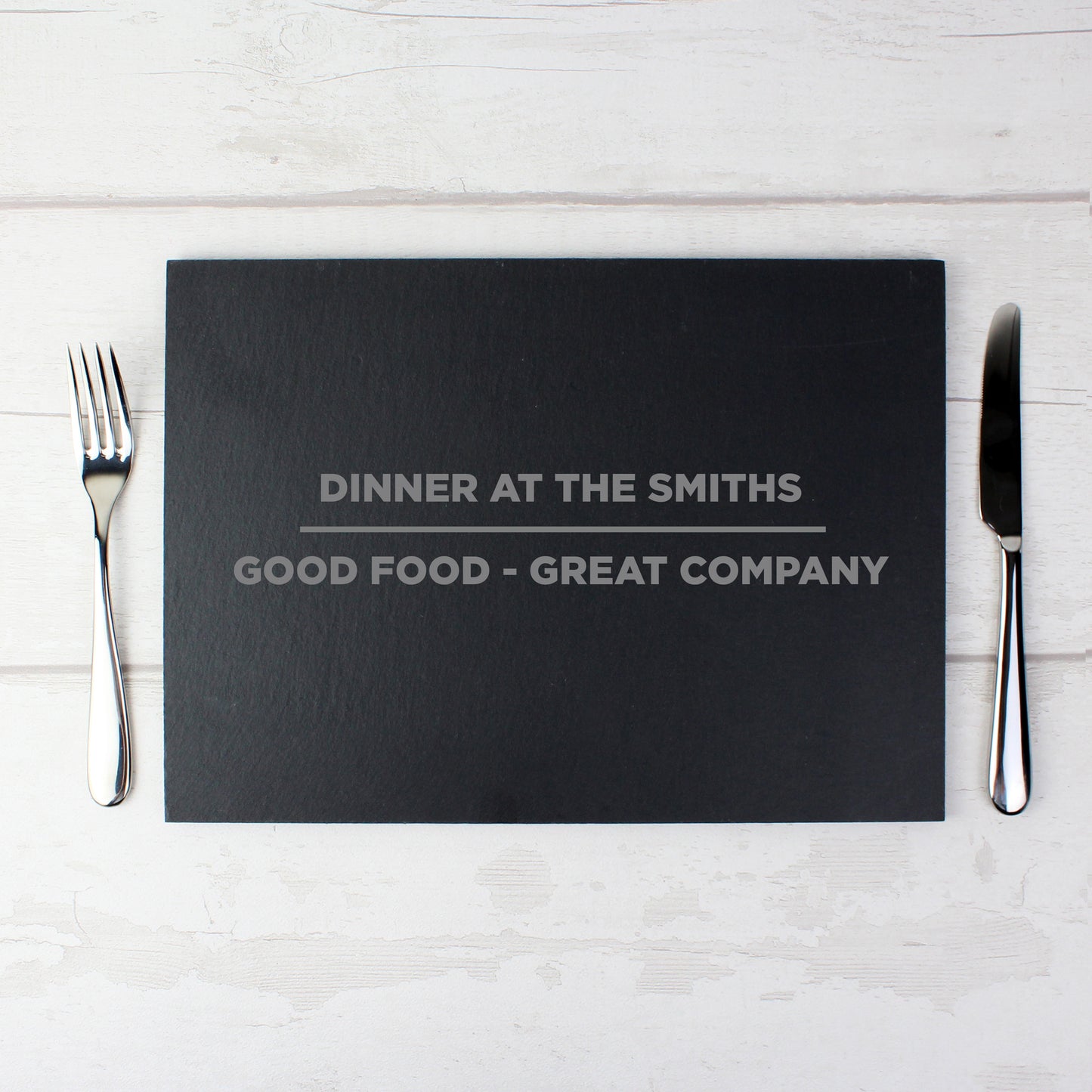 Personalised Classic Slate Rectangle Placemat - Personalise It!