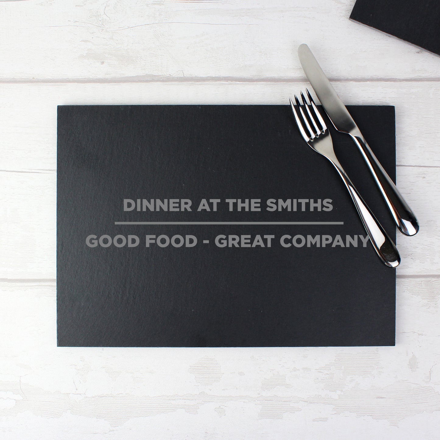 Personalised Classic Slate Rectangle Placemat - Personalise It!