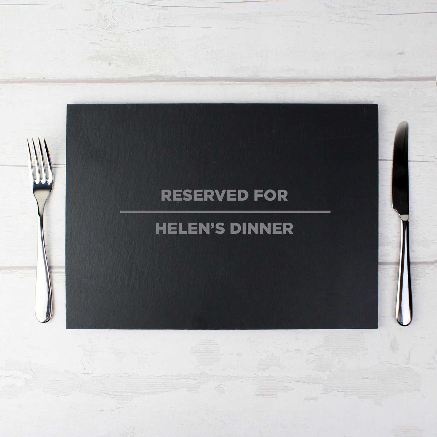 Personalised Classic Slate Rectangle Placemat - Personalise It!