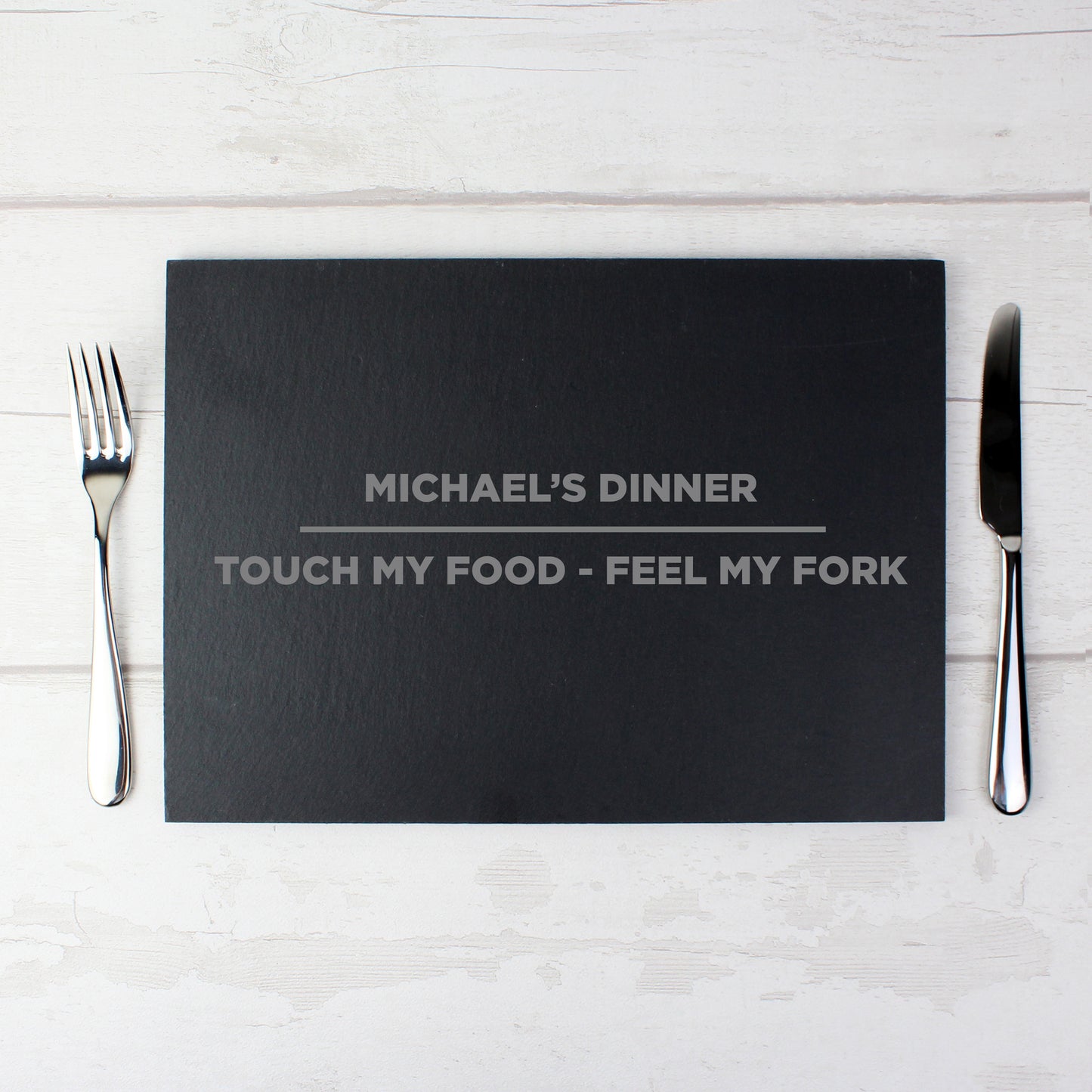 Personalised Classic Slate Rectangle Placemat - Personalise It!