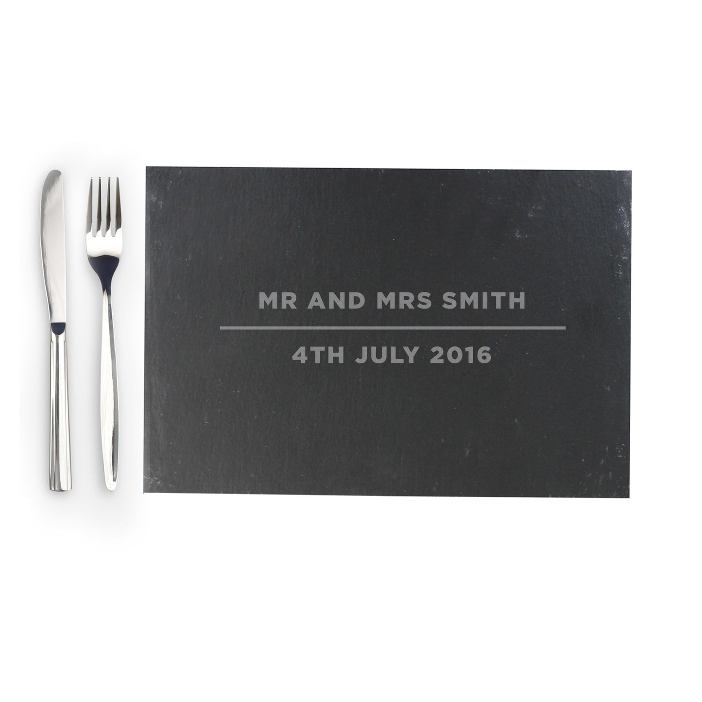 Personalised Classic Slate Rectangle Placemat - Personalise It!