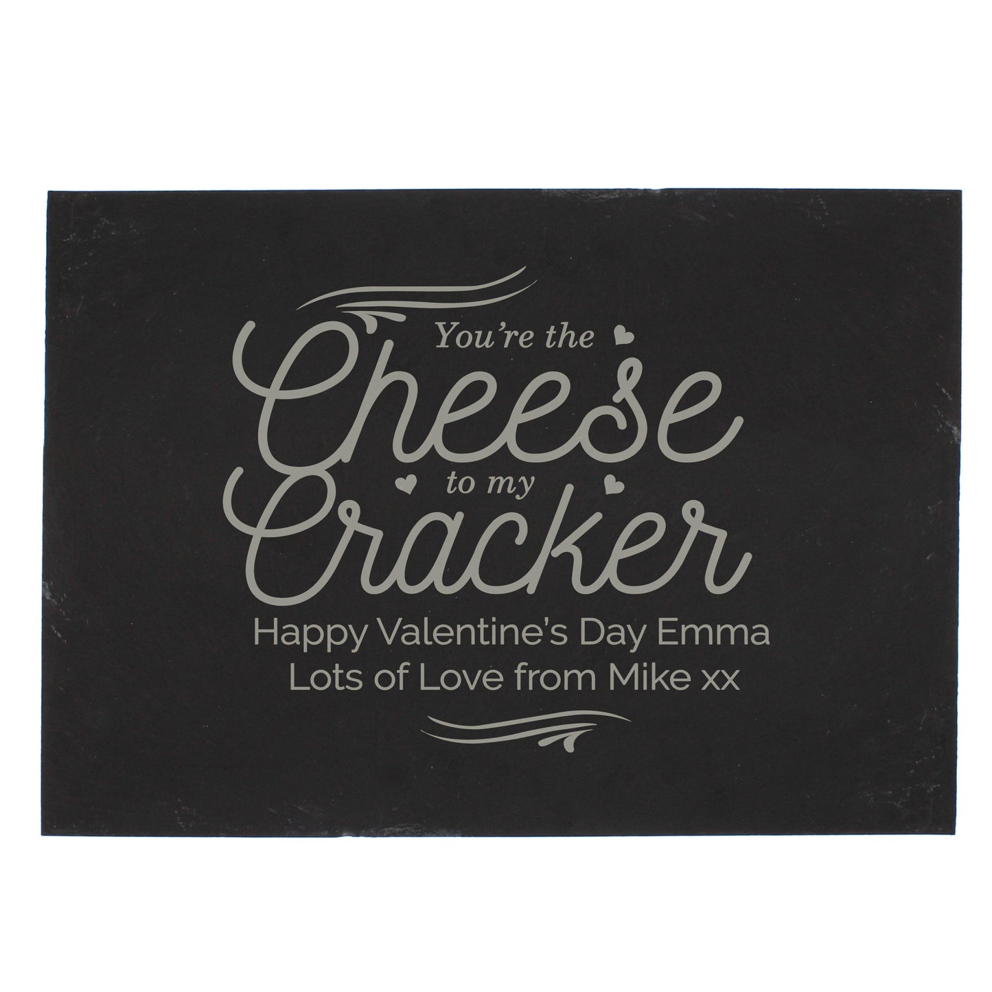 Personalised Cheese To My Cracker Slate Cheese Board - Personalise It!