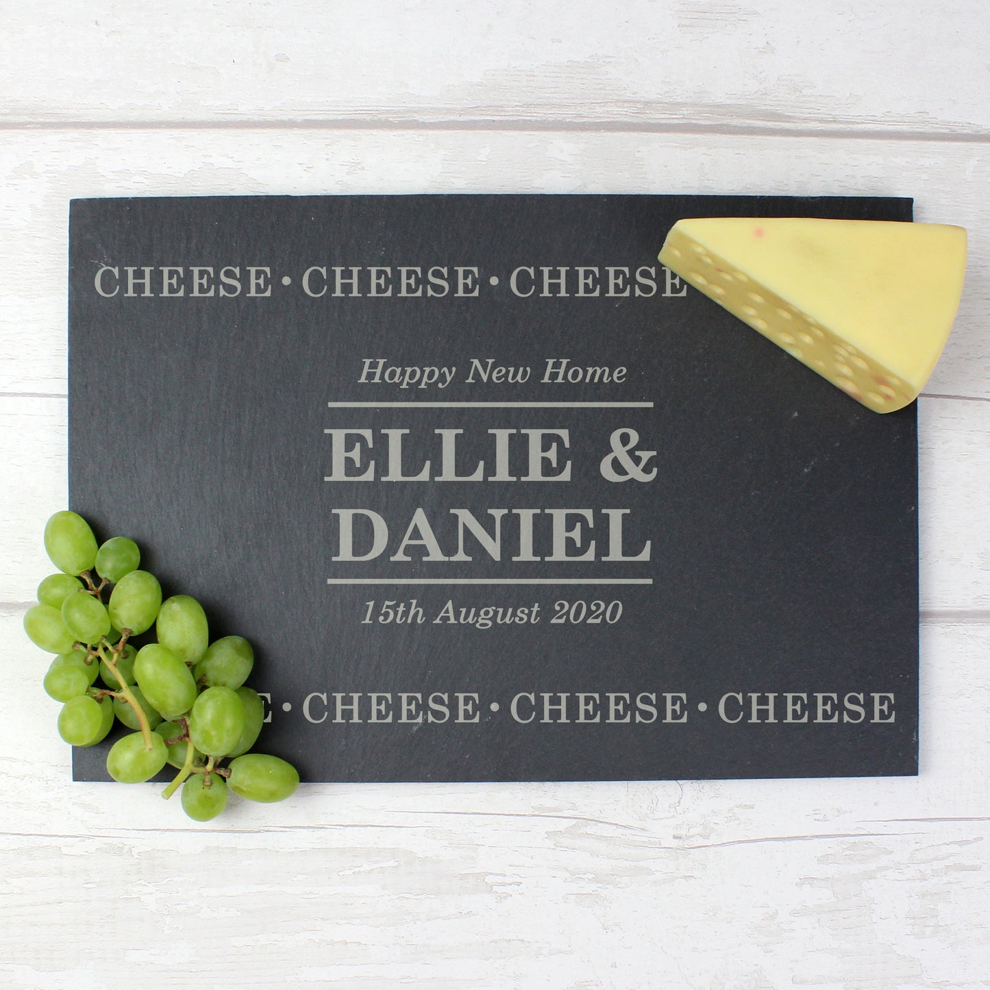 Personalised Cheese Cheese Cheese Slate Cheese Board - Personalise It!