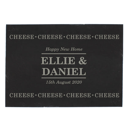 Personalised Cheese Cheese Cheese Slate Cheese Board - Personalise It!