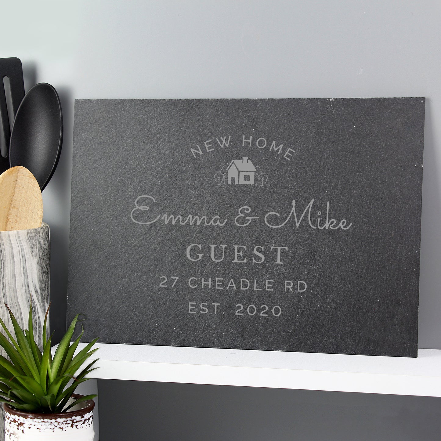 Personalised New Home Slate - Personalise It!