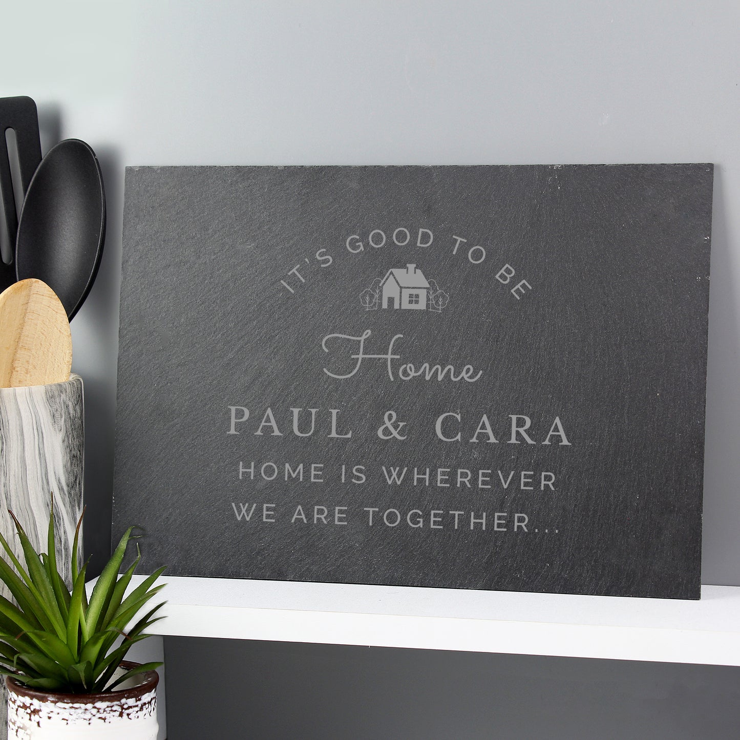 Personalised New Home Slate - Personalise It!