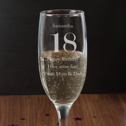 Personalised Birthday Big Age Flute - Personalise It!