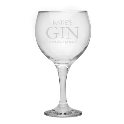 Personalised Gin Balloon Glass - Personalise It!