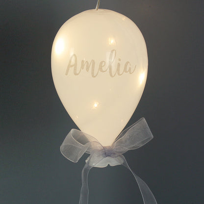 Personalised Message LED Hanging Glass Balloon - Personalise It!