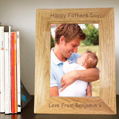 Personalised 5x7 Wooden Photo Frame - Personalise It!