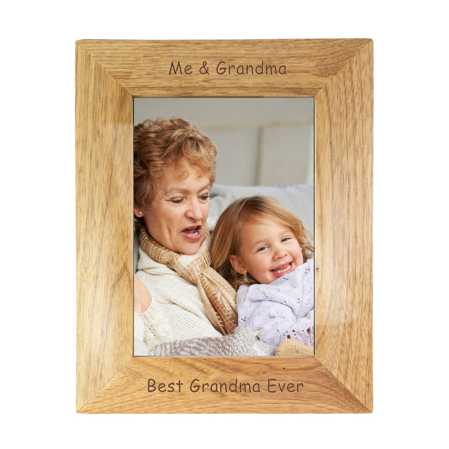 Personalised 5x7 Wooden Photo Frame - Personalise It!