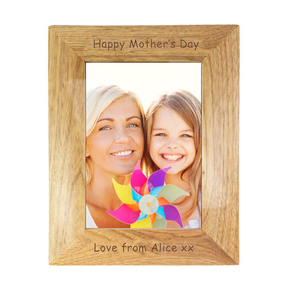 Personalised 5x7 Wooden Photo Frame - Personalise It!