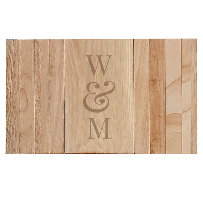 Personalised Initials Wooden Sofa Tray - Personalise It!
