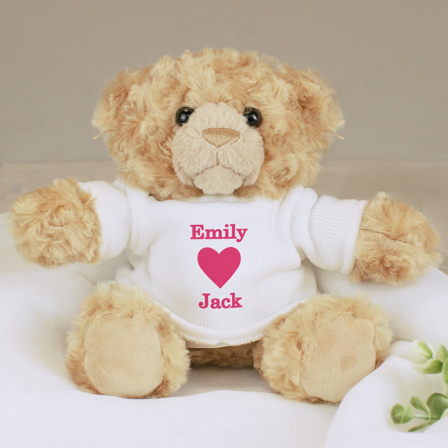 Personalised Love Heart Teddy Bear - Personalise It!