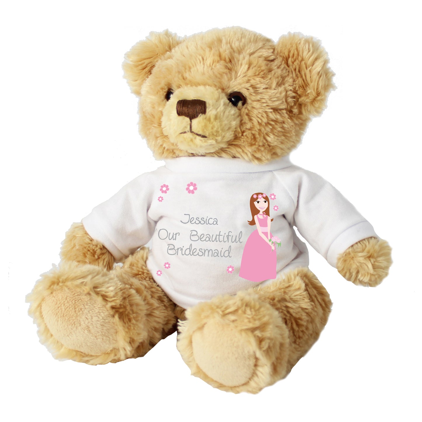 Personalised Fabulous Bridesmaid Teddy Bear - Personalise It!