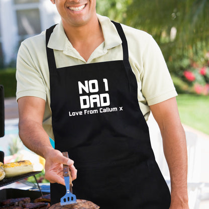 Personalised No1 Dad Apron - Personalise It!