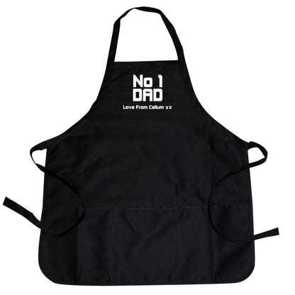 Personalised No1 Dad Apron - Personalise It!
