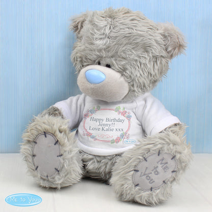 Personalised Me To You Bear 'Floral' - Personalise It!