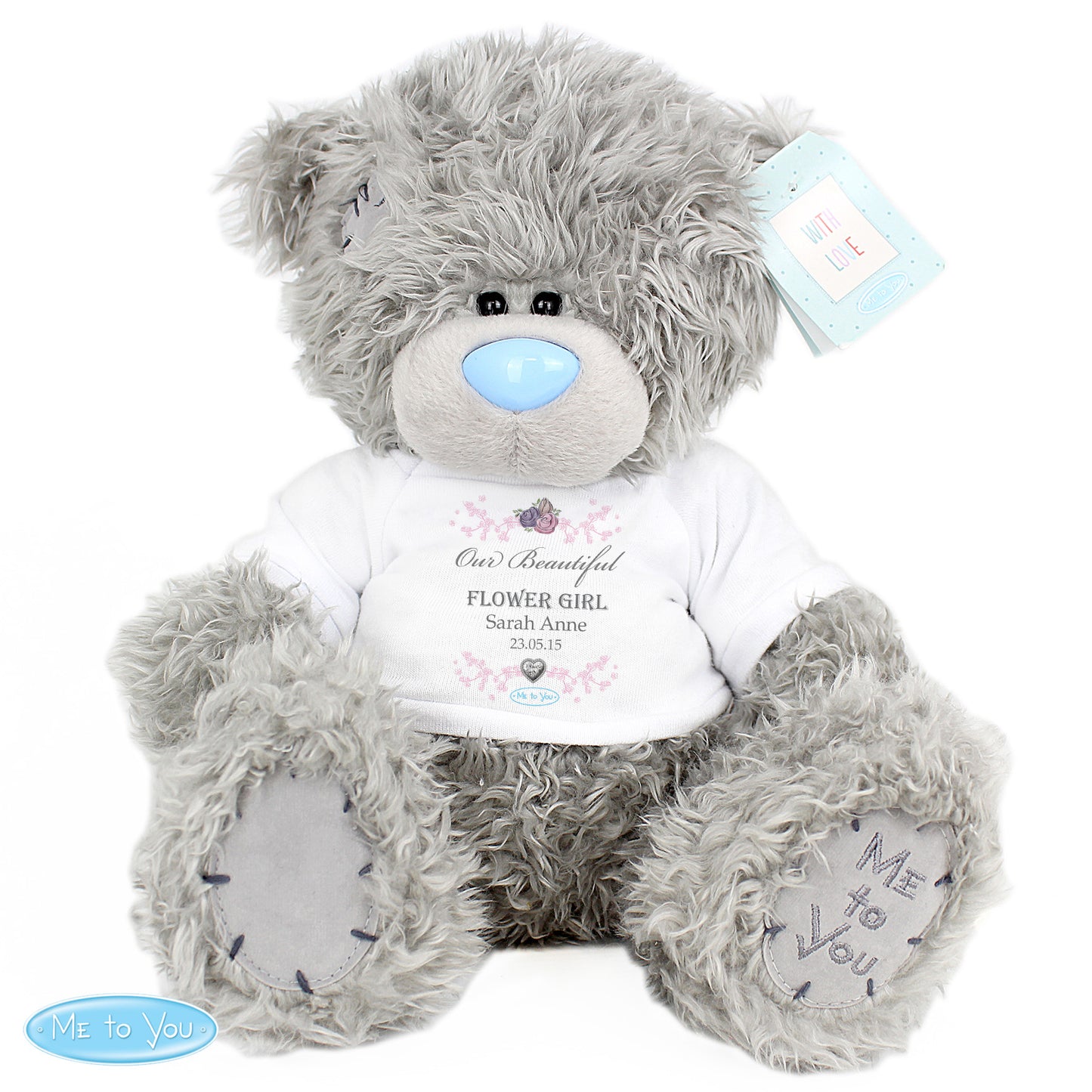 Personalised Me To You Bear for Bridesmaid and Flowergirl - Personalise It!