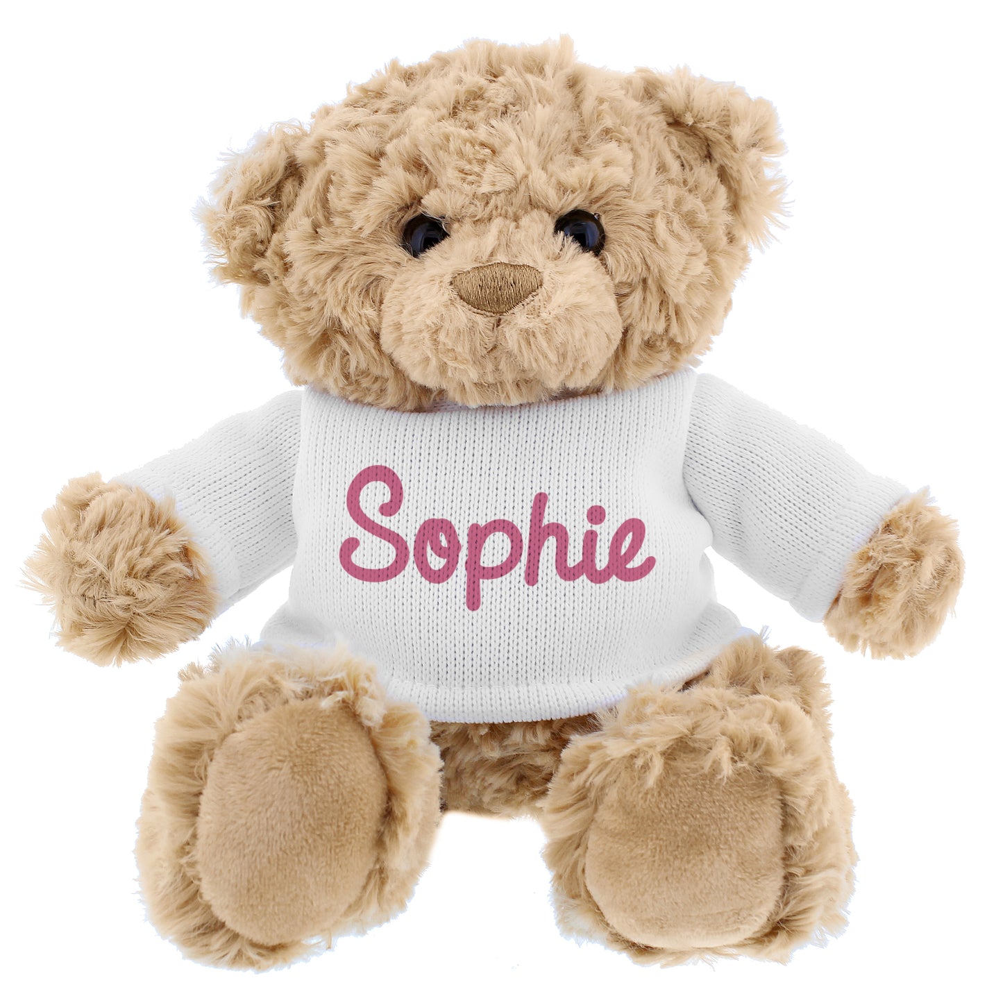 Personalised Pink Name Only Teddy Bear - Personalise It!