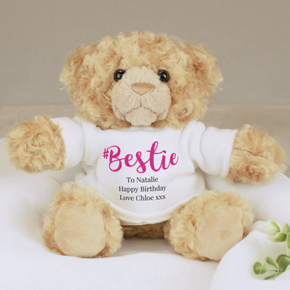 Personalised #Bestie Teddy Bear - Personalise It!