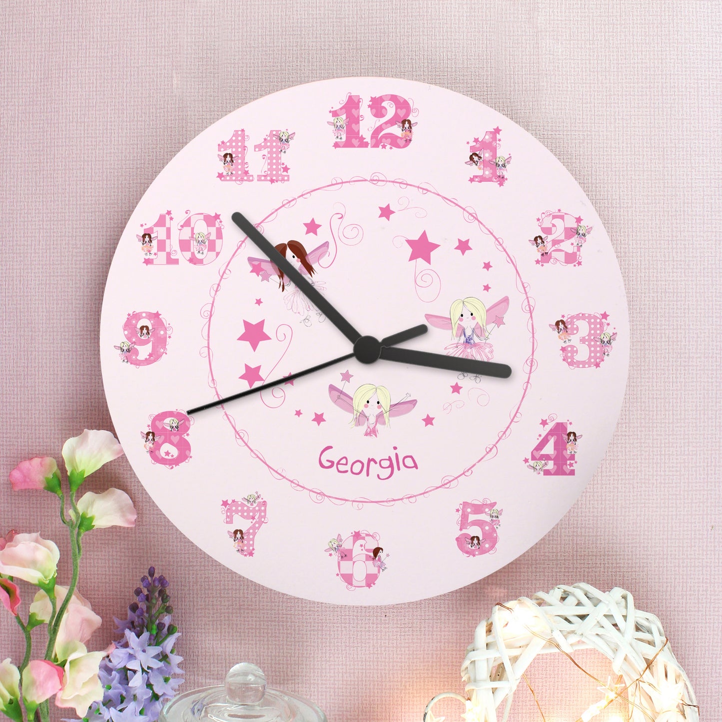 Personalised Fairy Clock - Personalise It!