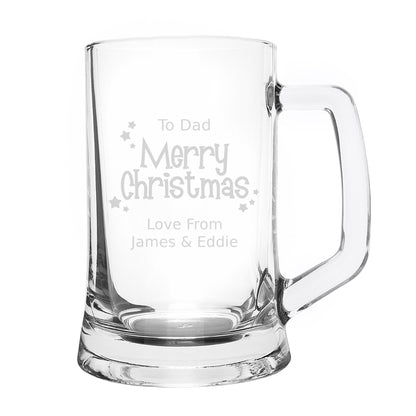 Personalised Merry Christmas Pint - Personalise It!