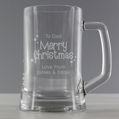 Personalised Merry Christmas Pint - Personalise It!