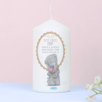 Personalised Me to You Flowers Candle For Her - Personalise It!