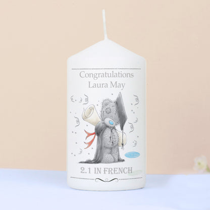 Personalised Me to You Graduation Candle - Personalise It!