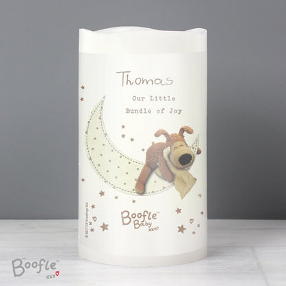 Personalised Boofle Baby Nightlight LED Candle - Personalise It!