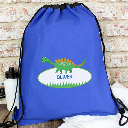 Personalised Dinosaur Swim & Kit Bag - Personalise It!