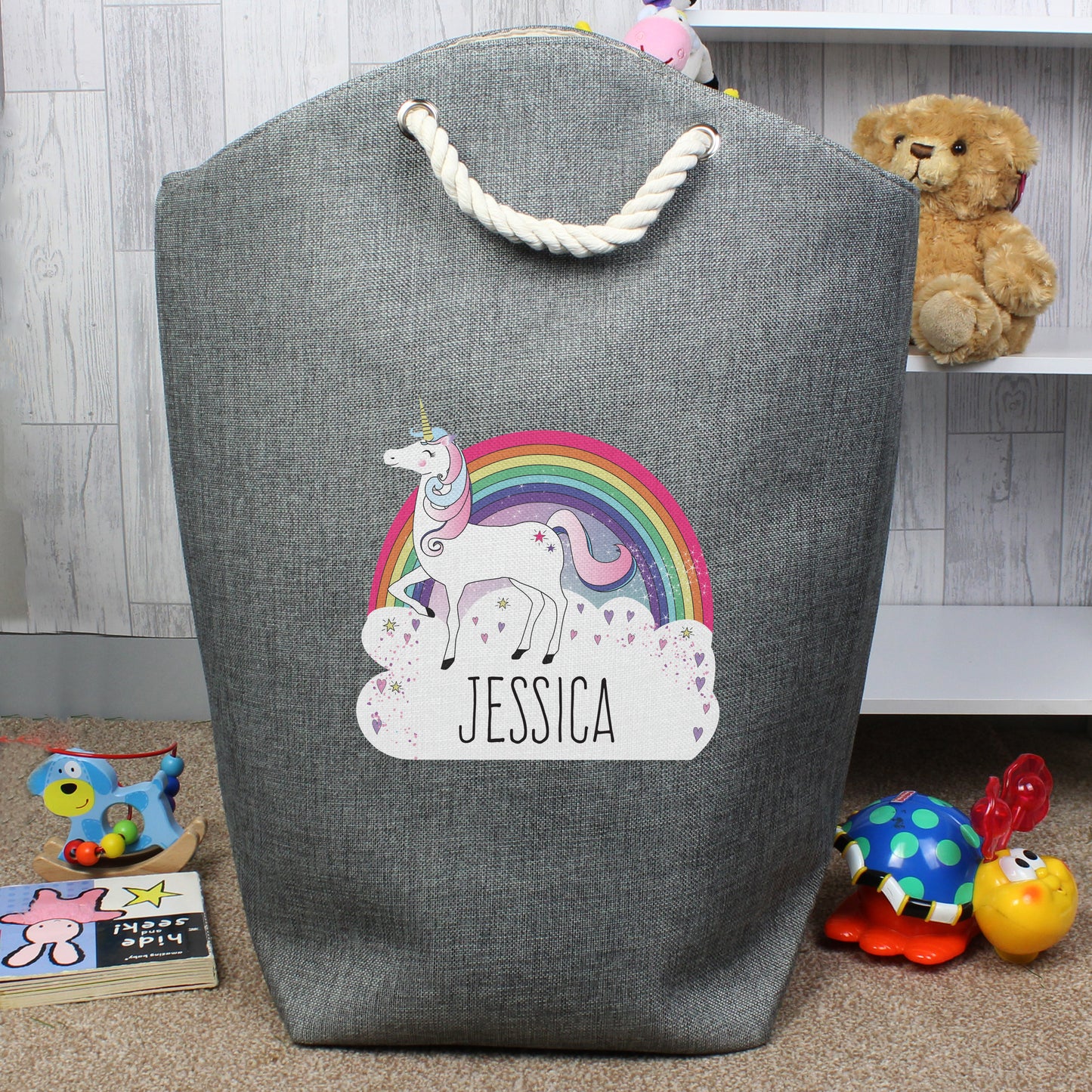 Personalised Unicorn Storage Bag - Personalise It!