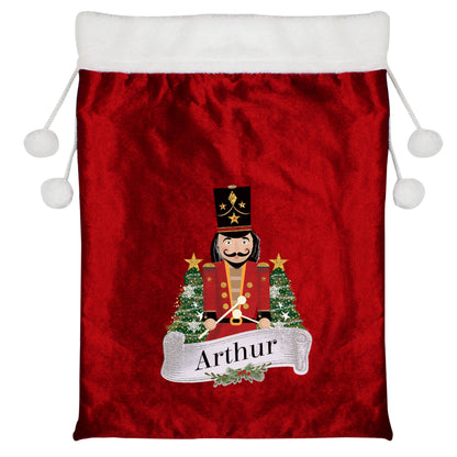 Personalised Nutcracker Red Sack - Personalise It!